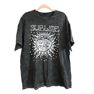 NWOT Licensed SUBLIME Sun Graphic Vintage-Look Tee - Unisex Sz XL